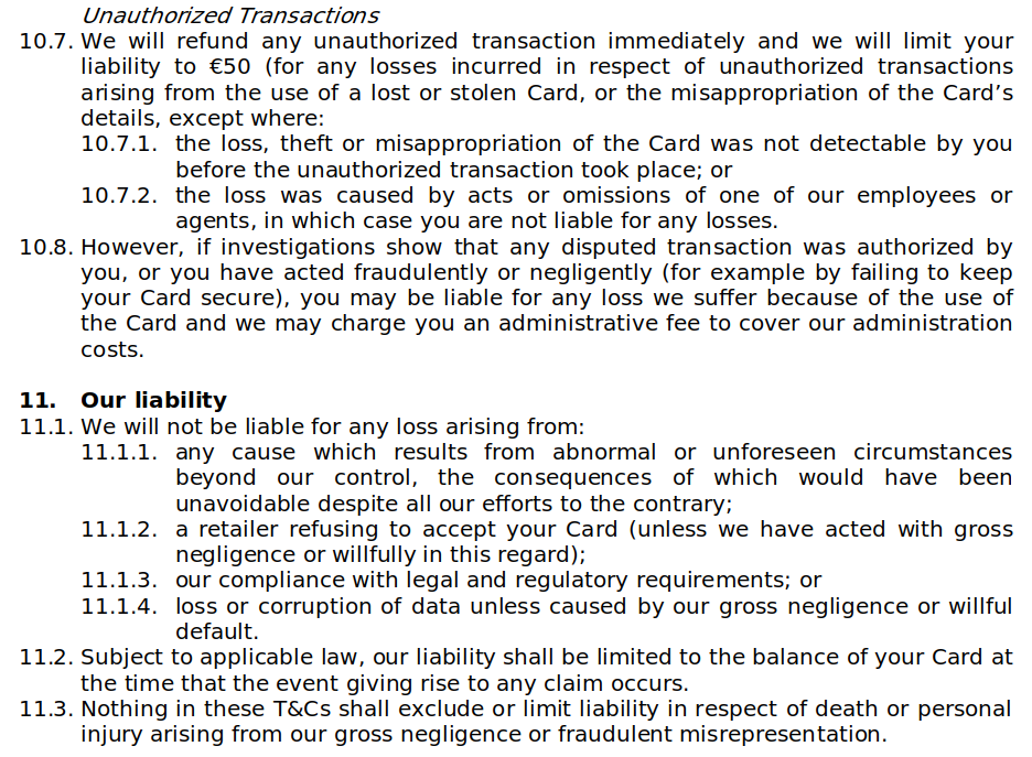 Conditions générales de la carte cadeau Veritas